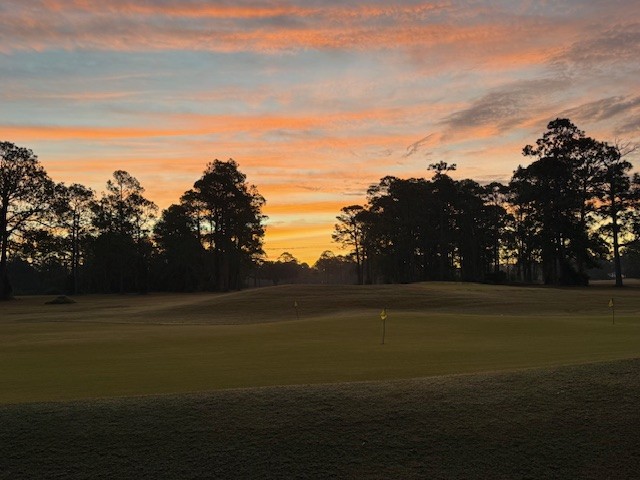 Sunset over Quail Heights Country Club